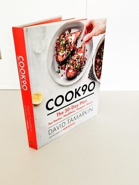 NWT Cook90 Cookbook David Tamarkin Epicurious 30 Day Meal Plan Healthy Cooking